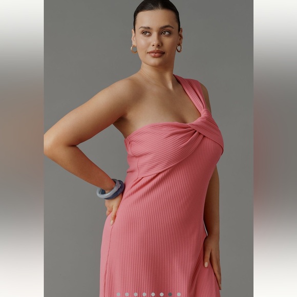 Anthropologie PORRIDGE ANTONIA TWIST-FRONT RIBBED MAXI DRESS Size M NWT - Picture 8 of 9